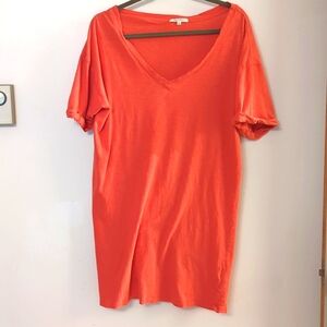 Z Supply Bright Orange Mini Dress